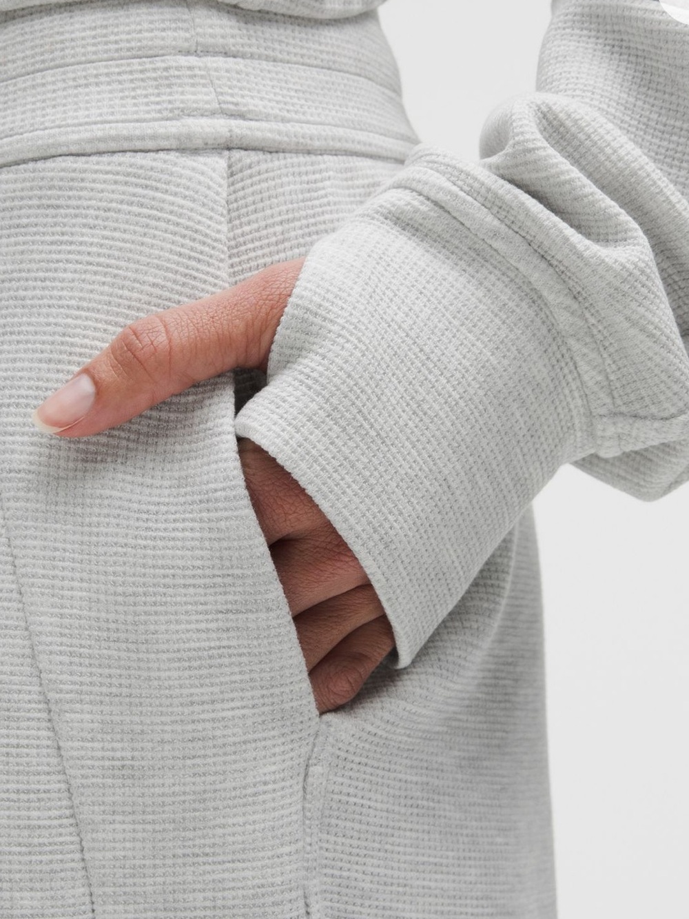 Lululemon Scuba Mid-rise Wide-leg Pant Waffle - Picture 3 of 8